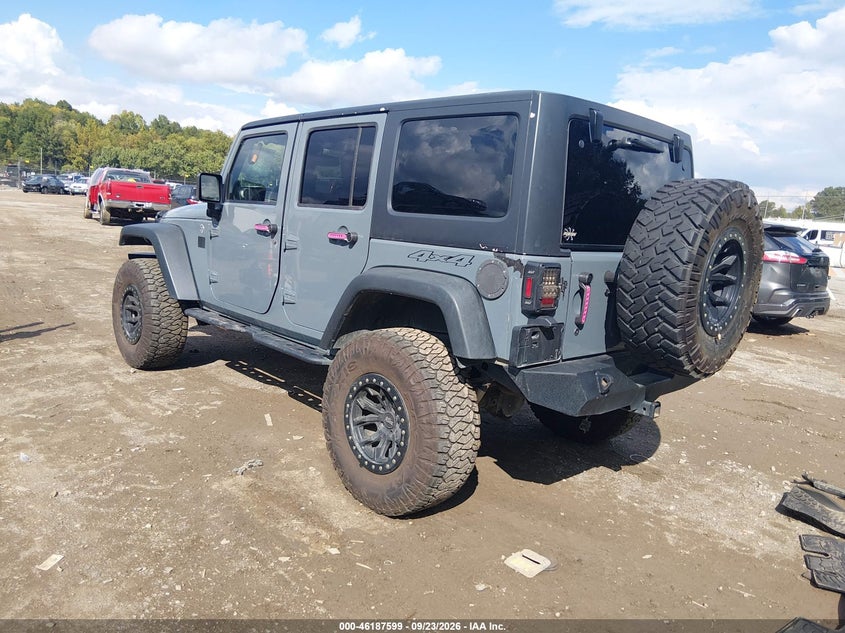 Vin: 1c4bjwdg2el314268, lot: 46687483, jeep wrangler unlimited sport 20143