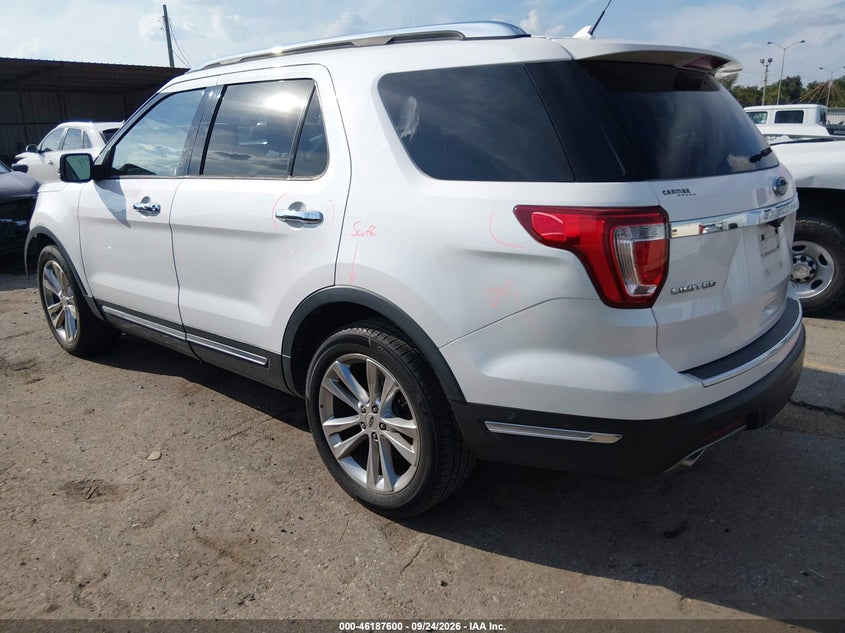 Vin: 1fm5k7f87jgc69493, lot: 46687484, ford explorer limited 20183