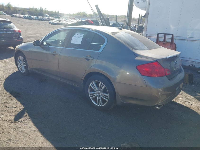 INFINITI G37X 2011 VIN JN1CV6AR7BM409870