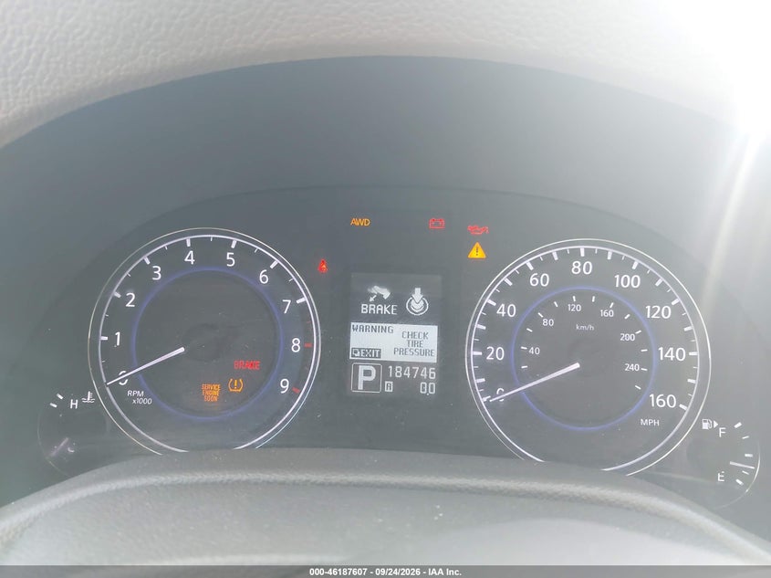 INFINITI G37X 2011 VIN JN1CV6AR7BM409870