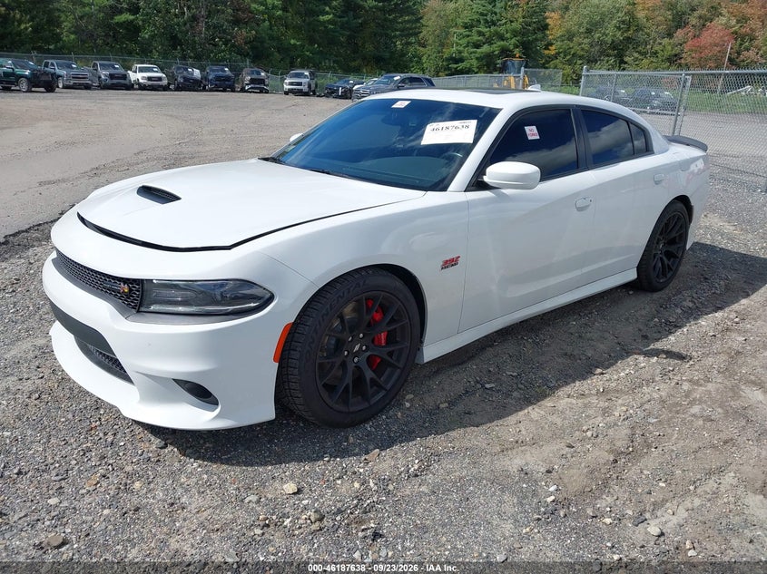 Vin: 2c3cdxgj7jh126270, lot: 46687524, dodge charger r/t scat pack rwd 20182
