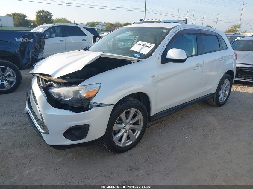 Vin: 4a4ap3au9fe029987, lot: 46687547, mitsubishi outlander sport es 20152