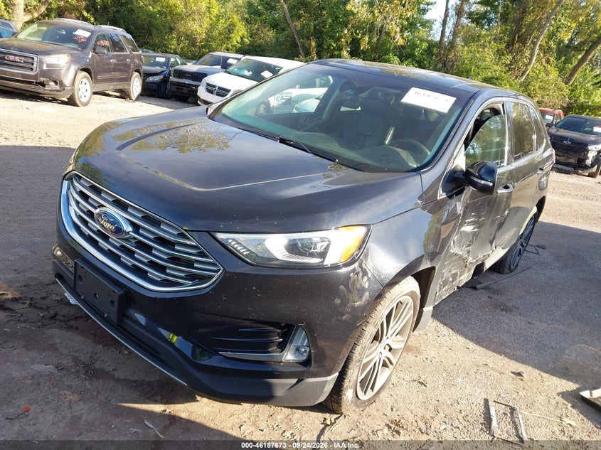 Vin: 2fmpk4k97kbb74611, lot: 46687557, ford edge titanium 20192