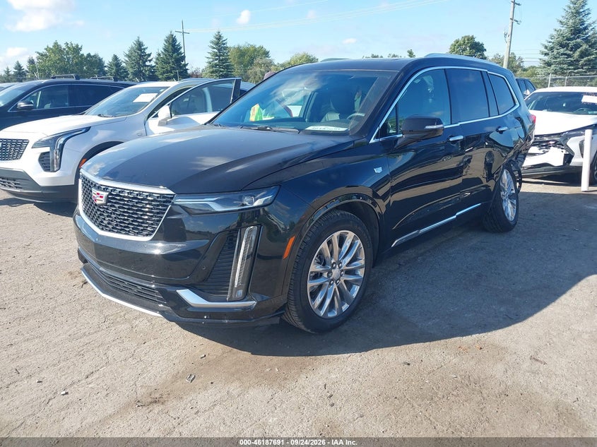 Vin: 1gykpdrs5sz148735, lot: 46687575, cadillac xt6 awd premium luxury 20252