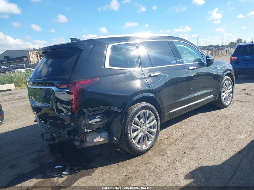 Vin: 1gykpdrs5sz148735, lot: 46687575, cadillac xt6 awd premium luxury 20254