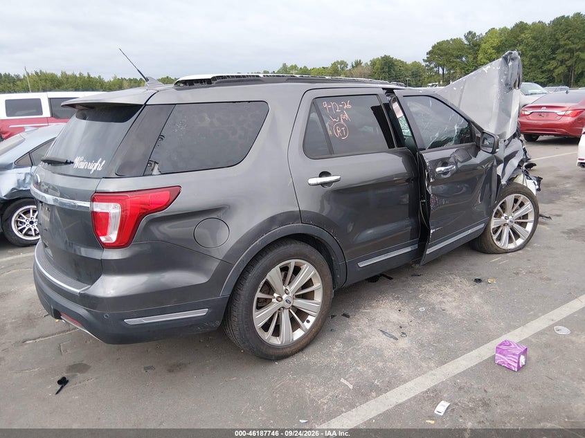 Vin: 1fm5k7f81kgb43101, lot: 46687630, ford explorer limited 20194