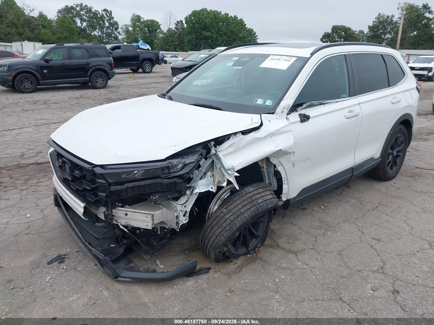 Vin: 7fars6h52pe010551, lot: 46687644, honda cr-v hybrid sport 20232