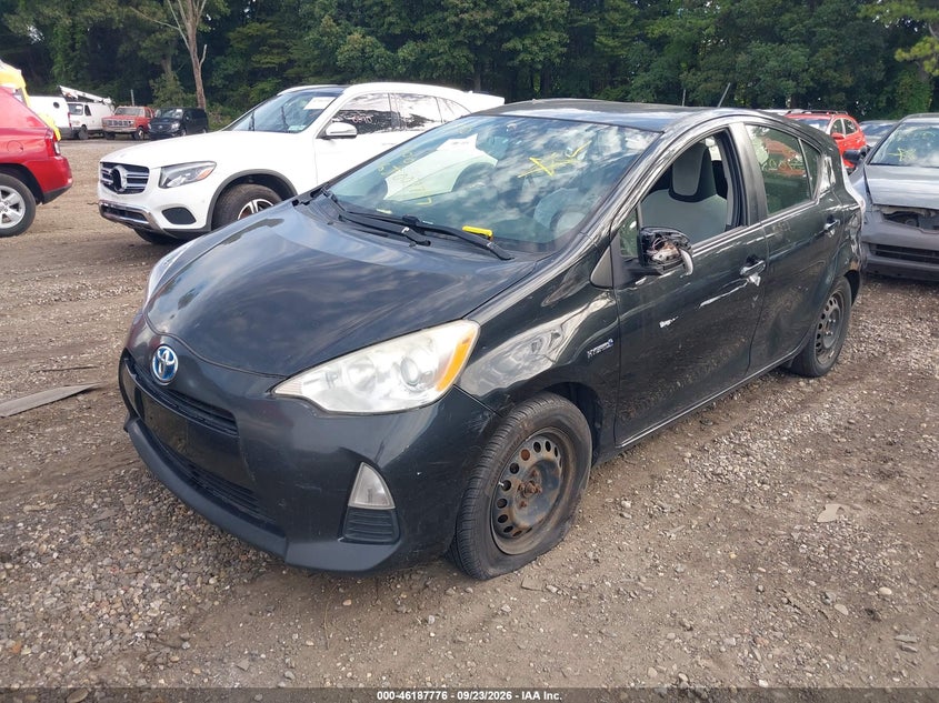Vin: jtdkdtb36e1562766, lot: 46687660, toyota prius c one 20142