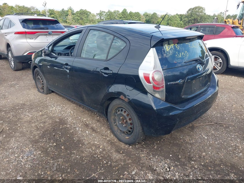 Vin: jtdkdtb36e1562766, lot: 46687660, toyota prius c one 20143