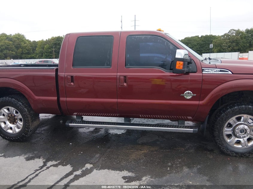 FORD F-250 2012 VIN 1FT7W2BT0CEA74624