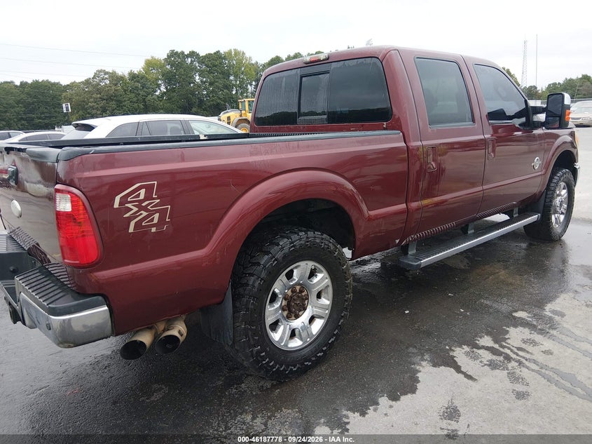 Vin: 1ft7w2bt0cea74624, lot: 46687662, ford f-250 lariat 20124