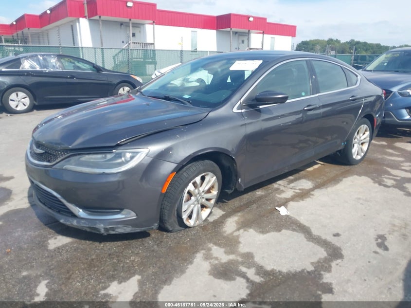Vin: 1c3cccab8fn631696, lot: 46687665, chrysler 200 limited 20152