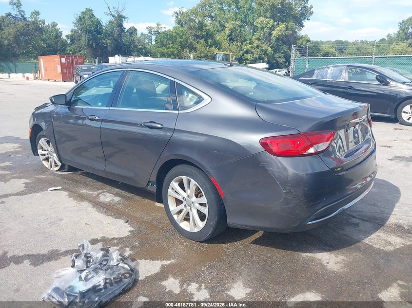 Vin: 1c3cccab8fn631696, lot: 46687665, chrysler 200 limited 20153