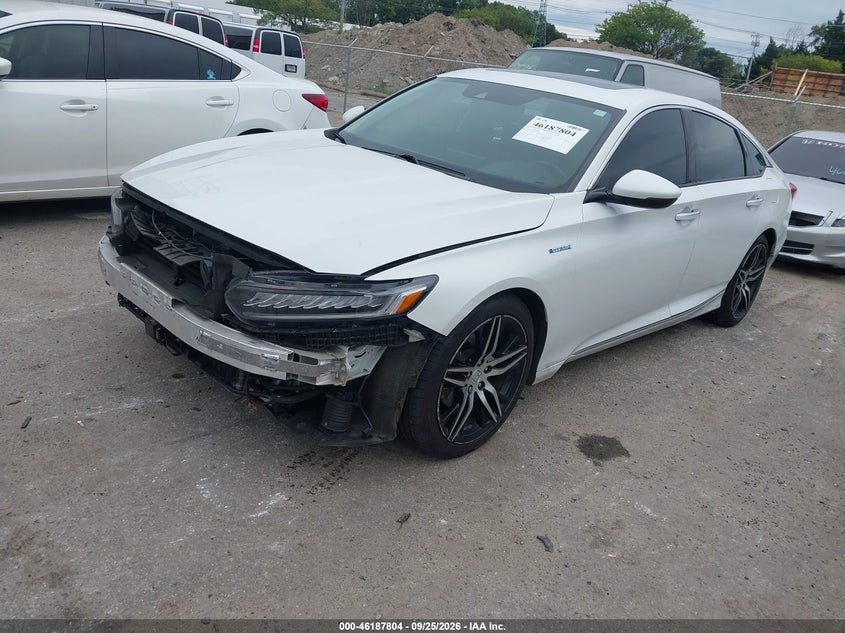 Vin: 1hgcv3f99ma009657, lot: 46687688, honda accord hybrid touring 20212