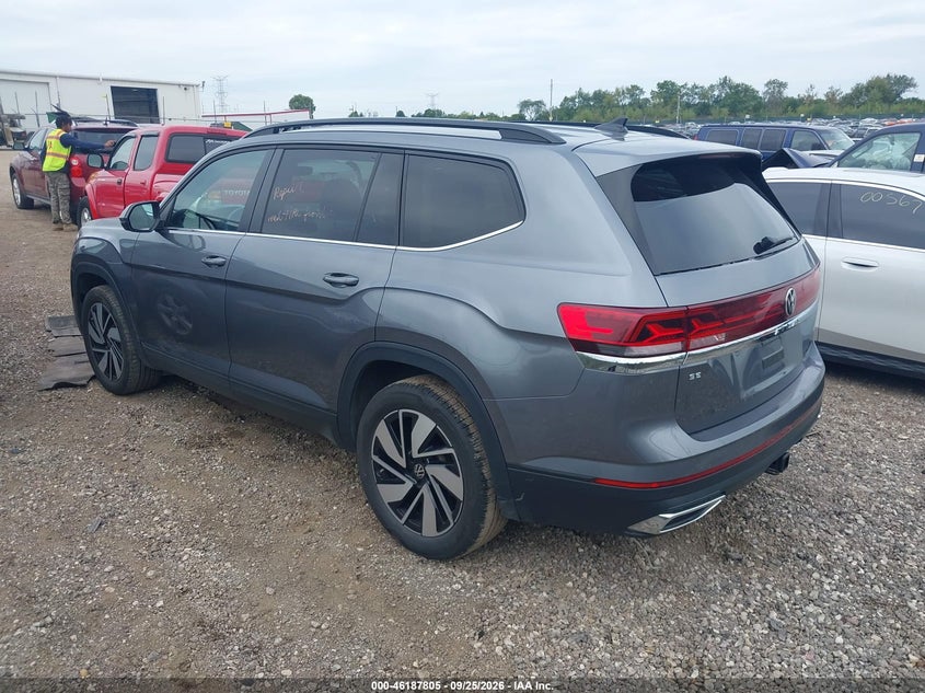 Vin: 1v2wr2ca2sc539803, lot: 46687689, volkswagen atlas 2.0t se w/technology 20253