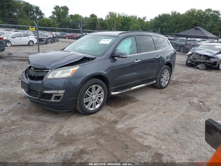 Vin: 1gnkrgkd6dj229555, lot: 46687699, chevrolet traverse lt 20132