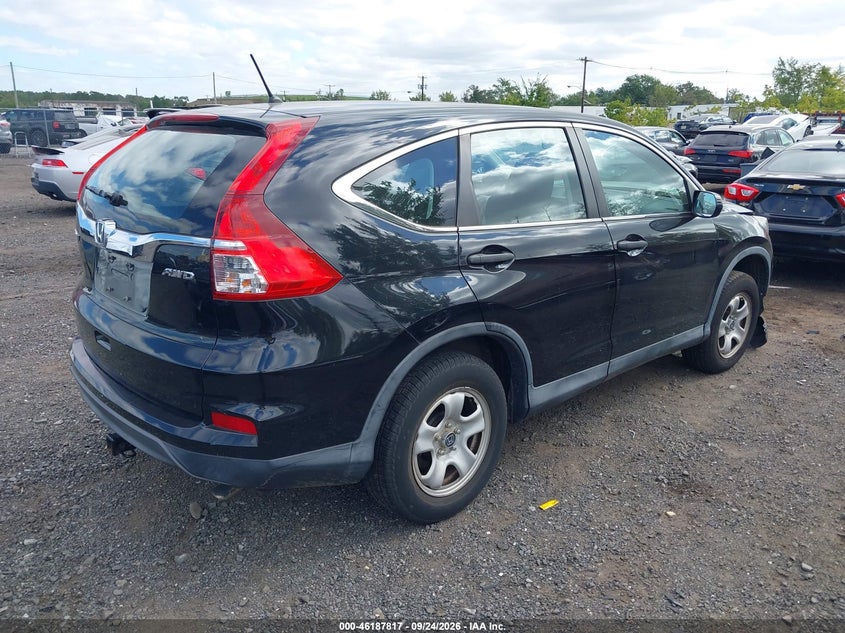 Vin: 2hkrm4h35gh668729, lot: 46687701, honda cr-v lx 20164