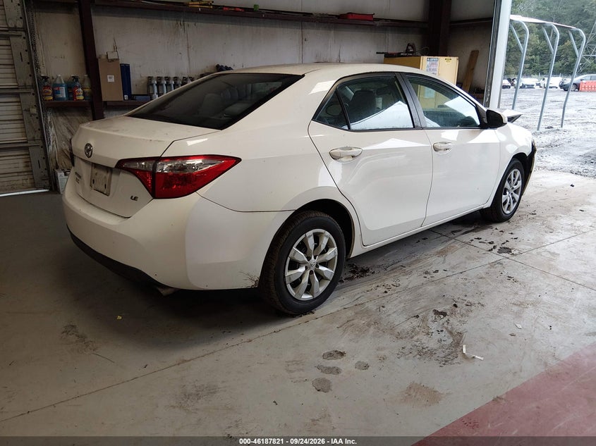 Vin: 2t1burhe0gc619604, lot: 46687705, toyota corolla le 20164