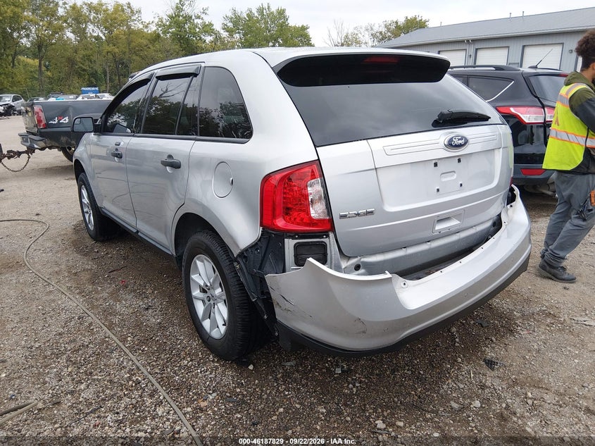 Vin: 2fmdk3gc7dbb20942, lot: 46687713, ford edge se 20133