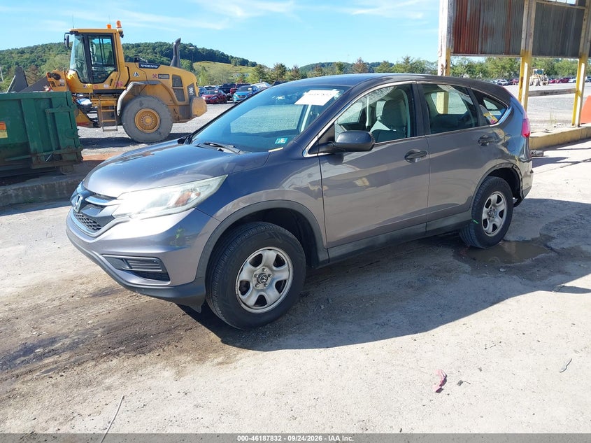 Vin: 2hkrm4h34fh684306, lot: 46687716, honda cr-v lx 20152
