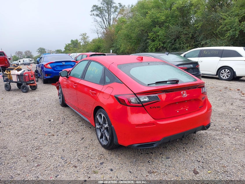 Vin: 19xfl4h95te008893, lot: 46687740, honda civic hybrid sport touring 20263