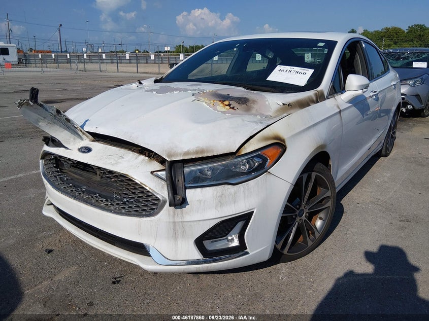 Vin: 3fa6p0d90kr189708, lot: 46687744, ford fusion titanium 20192