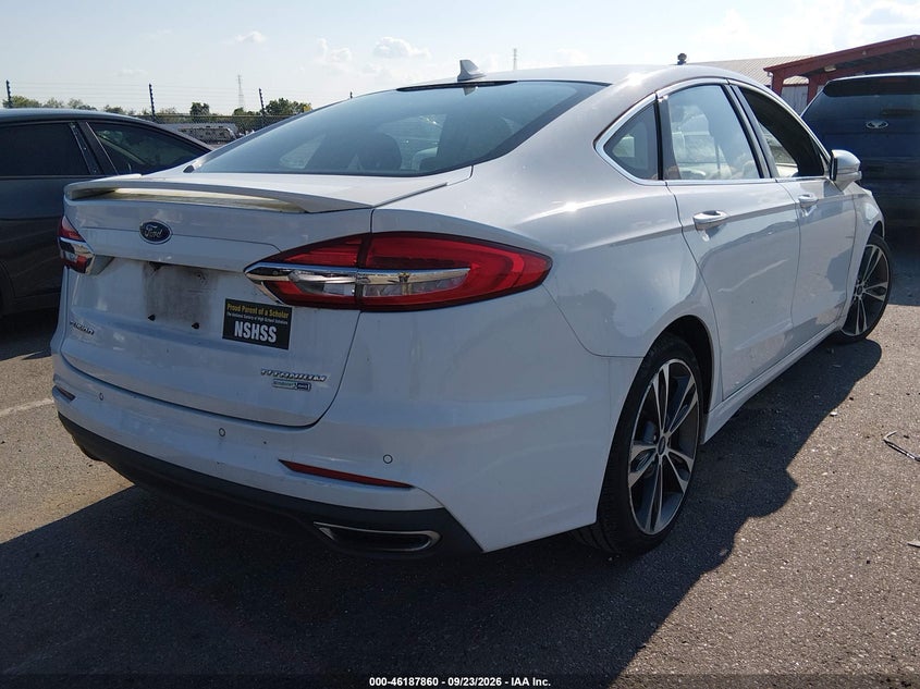 Vin: 3fa6p0d90kr189708, lot: 46687744, ford fusion titanium 20194