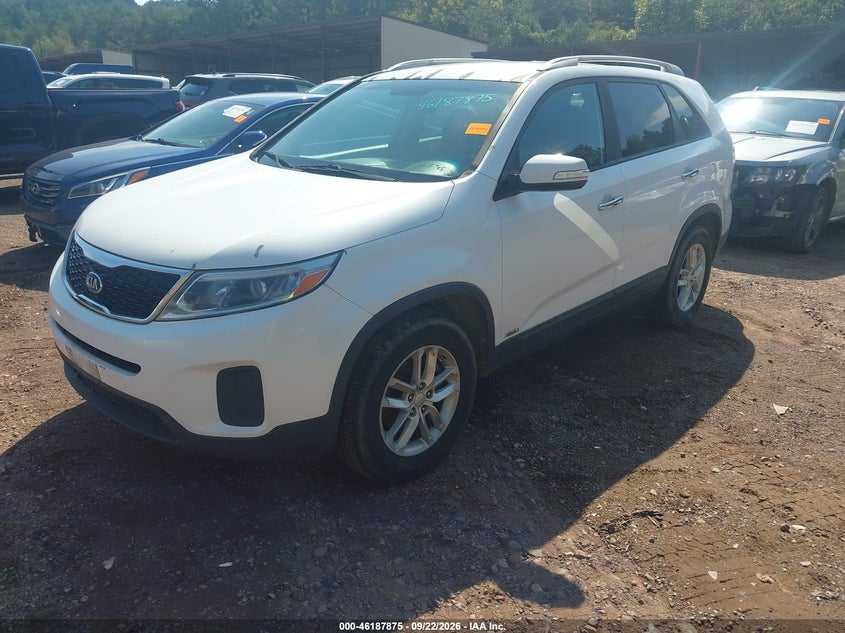 Vin: 5xyktda72fg651376, lot: 46687759, kia sorento lx 20152