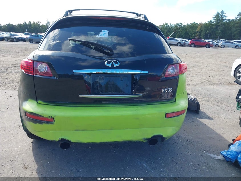 INFINITI FX35 2007 VIN JNRAS08W07X203883