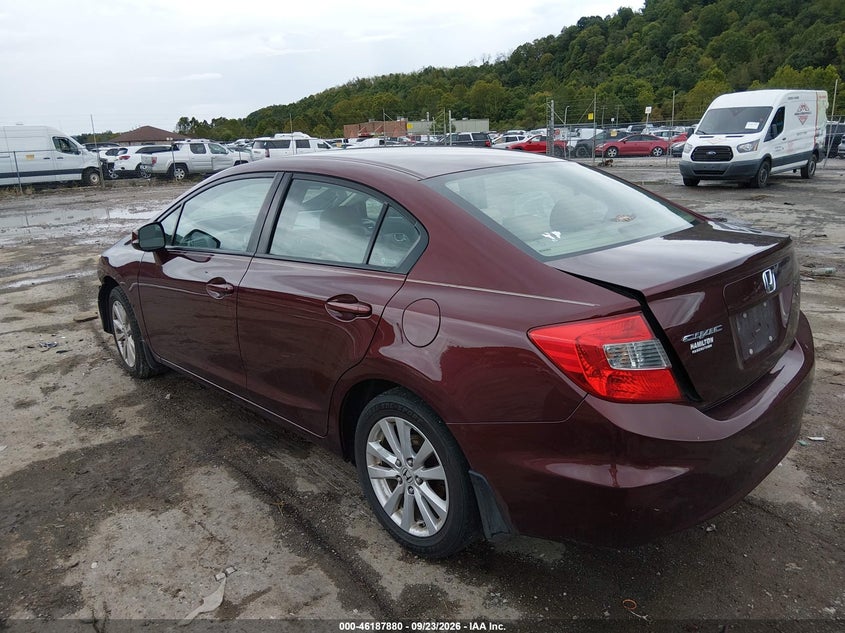 Vin: 19xfb2f88ce340750, lot: 46687764, honda civic sdn ex 20123