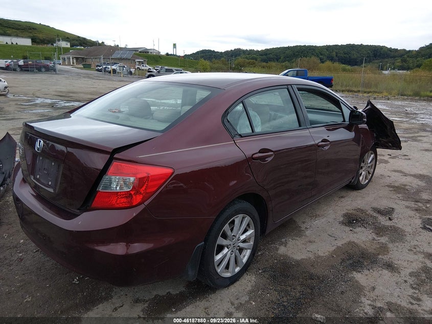 Vin: 19xfb2f88ce340750, lot: 46687764, honda civic sdn ex 20124