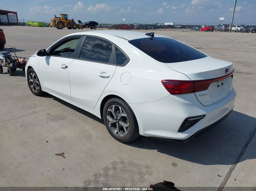 Vin: 3kpf24ad9me348566, lot: 46687785, kia fuerte lxs 20213