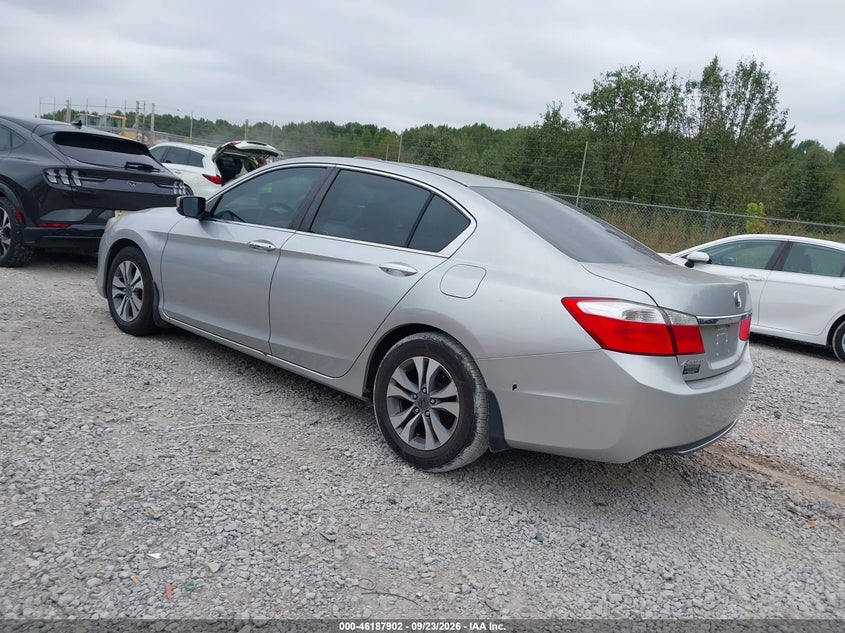 Vin: 1hgcr2f30da208137, lot: 46687786, honda accord sdn lx 20133