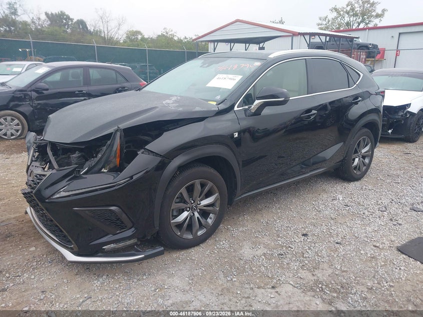 Vin: jtjsardz5l2225717, lot: 46687790, lexus nx 300 f sport 20202