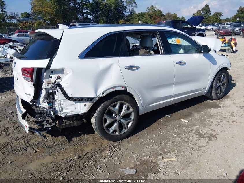 Vin: 5xypkda50hg314568, lot: 46687812, kia sorento 3.3l sx 20174