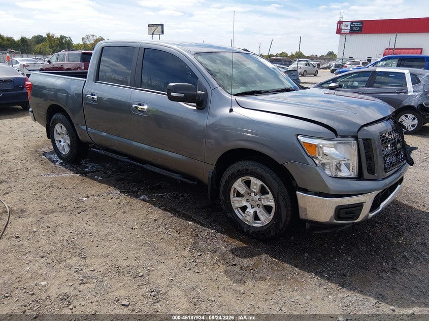 Vin: 1n6aa1ek1kn510653, lot: 46687818, nissan titan sv 2019 img_1