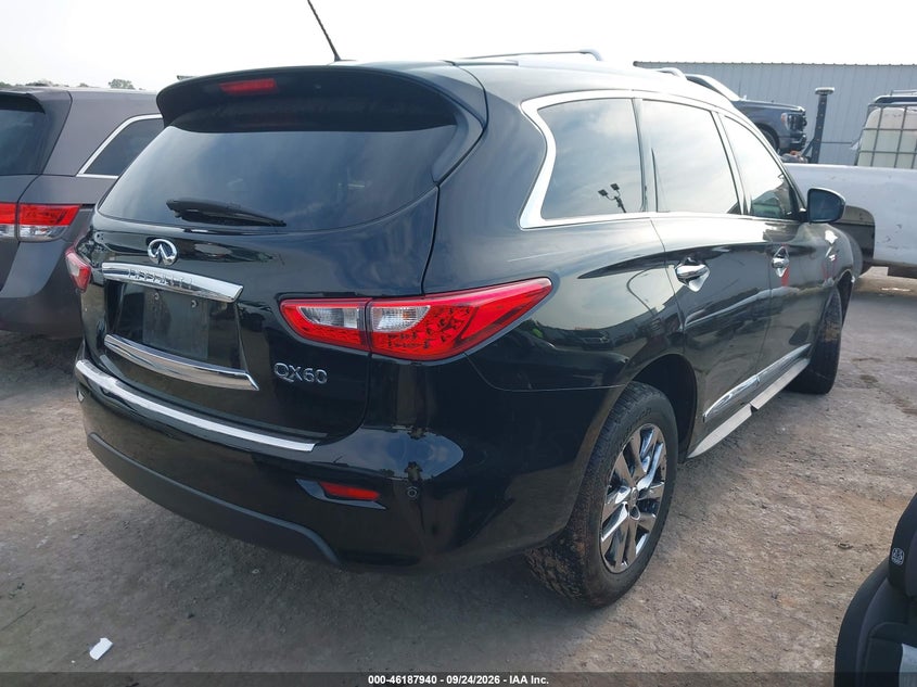 Vin: 5n1al0mm6ec504661, lot: 46687824, infiniti qx60 20144