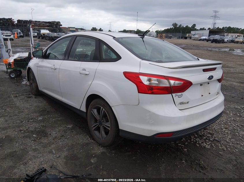 Vin: 1fadp3f2xel420299, lot: 46687839, ford focus se 20143