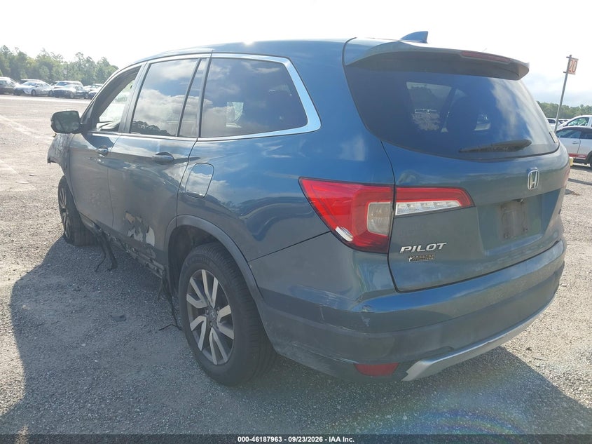 Vin: 5fnyf6h32kb099444, lot: 46687847, honda pilot ex 20193