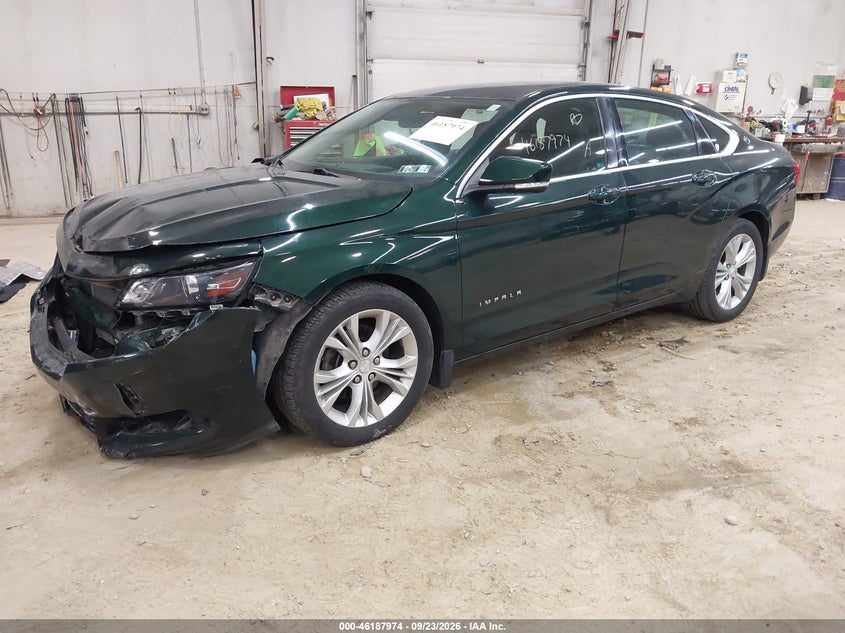 Vin: 2g1125s37f9217457, lot: 46687858, chevrolet impala lt 20152