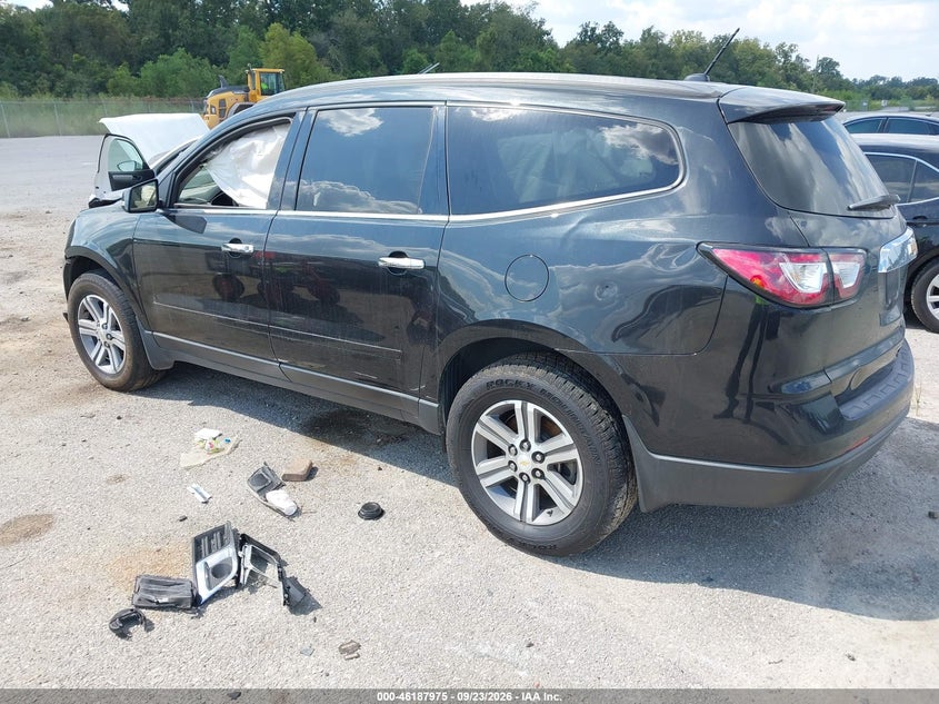 Vin: 1gnkrhkd0fj290862, lot: 46687859, chevrolet traverse 2lt 20153