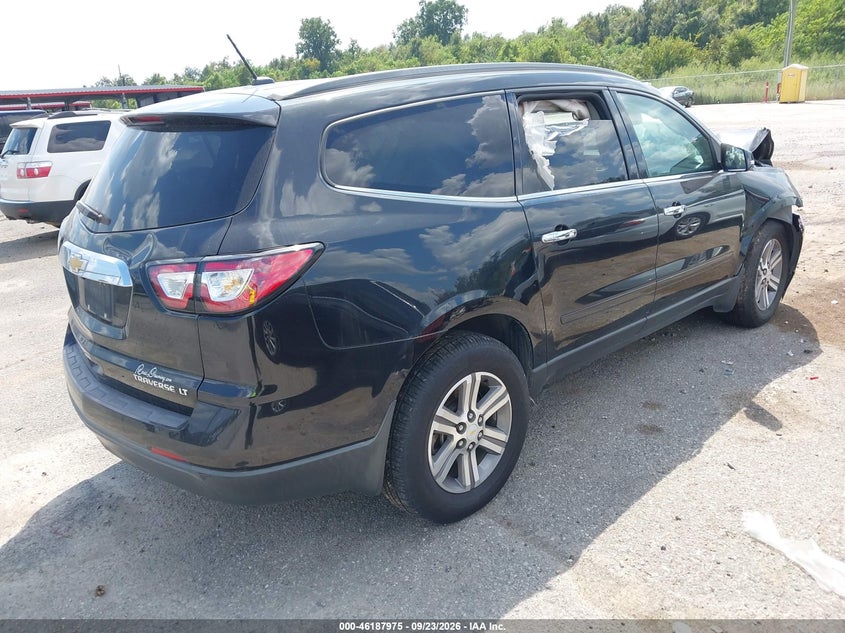 Vin: 1gnkrhkd0fj290862, lot: 46687859, chevrolet traverse 2lt 20154