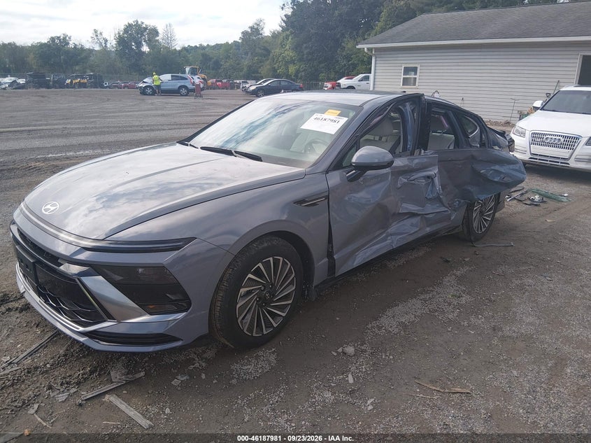 Vin: kmhl34jj2sa123634, lot: 46687865, hyundai sonata hybrid sel 20252