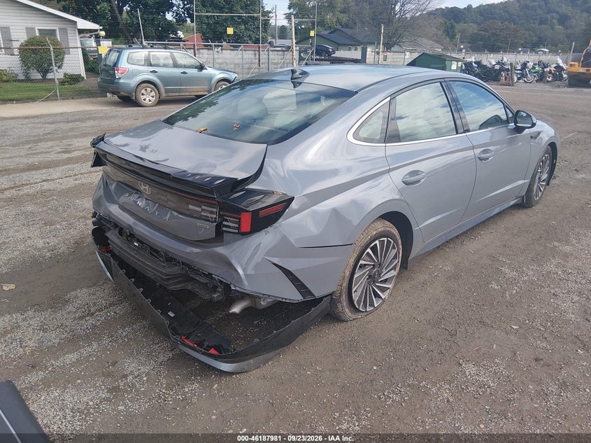 Vin: kmhl34jj2sa123634, lot: 46687865, hyundai sonata hybrid sel 20254