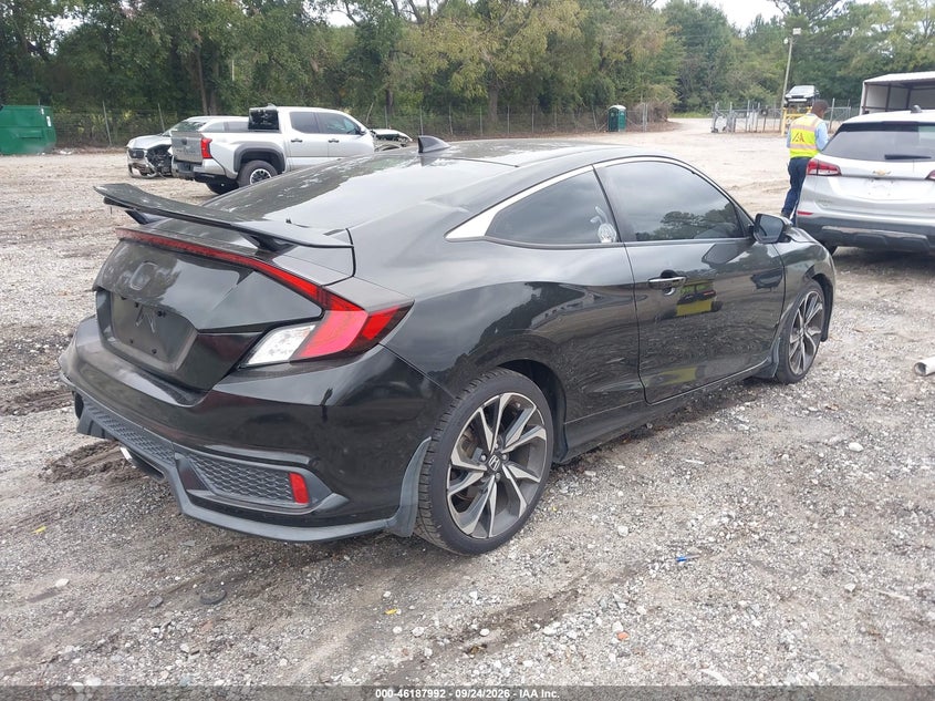 Vin: 2hgfc3a55jh757200, lot: 46687876, honda civic si 20184