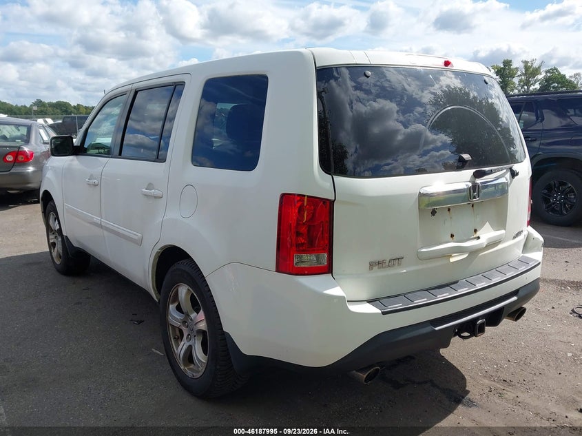 Vin: 5fnyf4h53db013177, lot: 46687879, honda pilot ex-l 20133