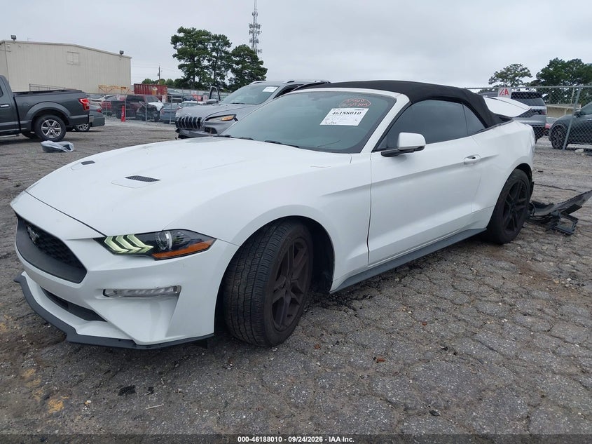 Vin: 1fatp8uh2j5132792, lot: 46687894, ford mustang ecoboost premium 20182