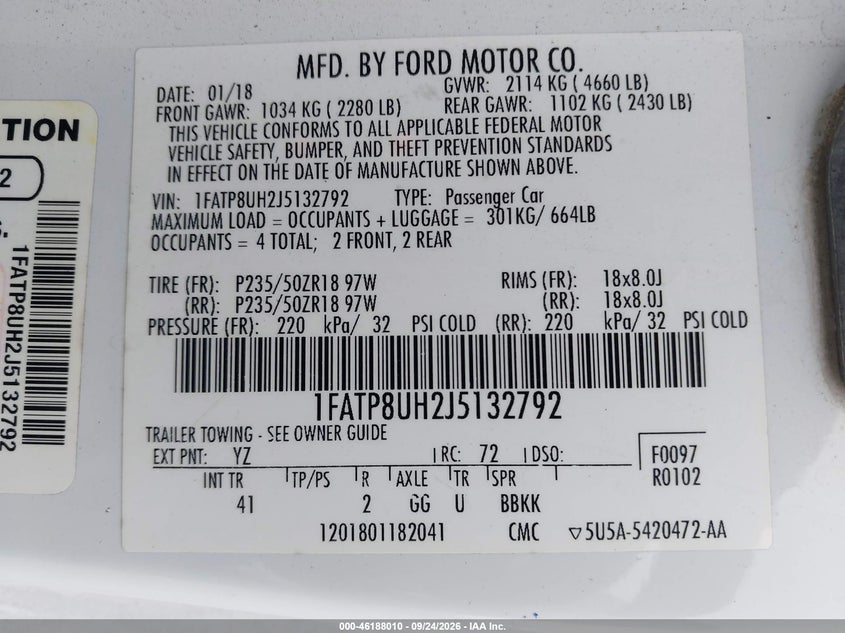 FORD MUSTANG - zdjęcie 9