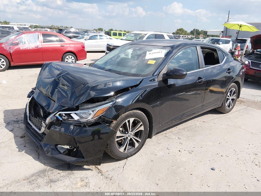 Vin: 3n1ab8cv1py264741, lot: 46687895, nissan sentra sv xtronic cvt 20232