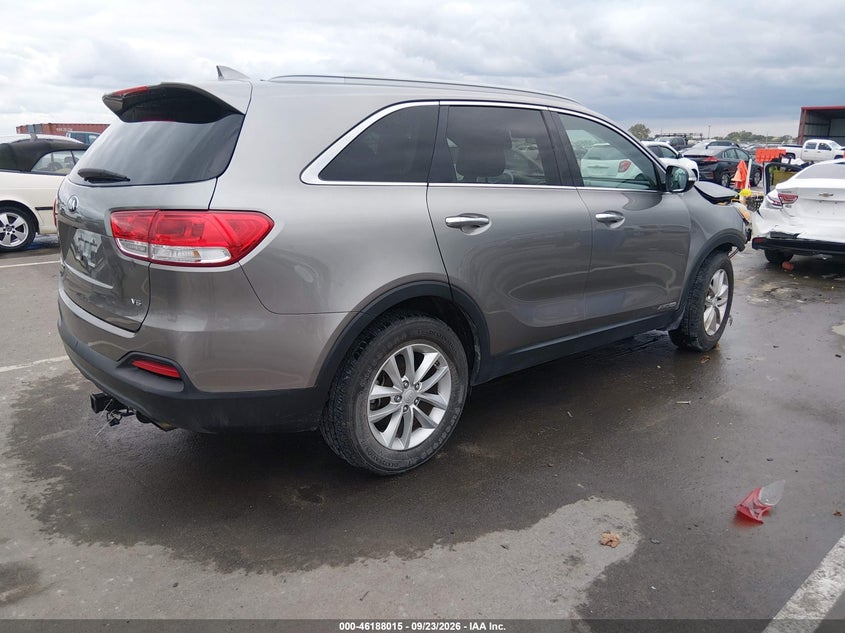 Vin: 5xypgda51gg059820, lot: 46687899, kia sorento 3.3l lx 20164